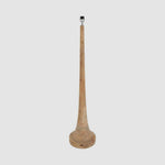 Lancia Large - Light Natural - Turned Wood Slender Floor Lamp