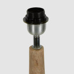 Lancia Large - Light Natural - Turned Wood Slender Floor Lamp