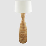 Esraj Turned Wood Floor Lamp Natural