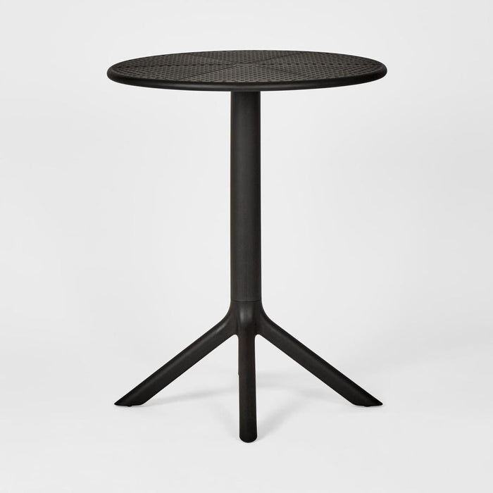Ellee Café Bistro Table All Weather outdoor Black 60cm