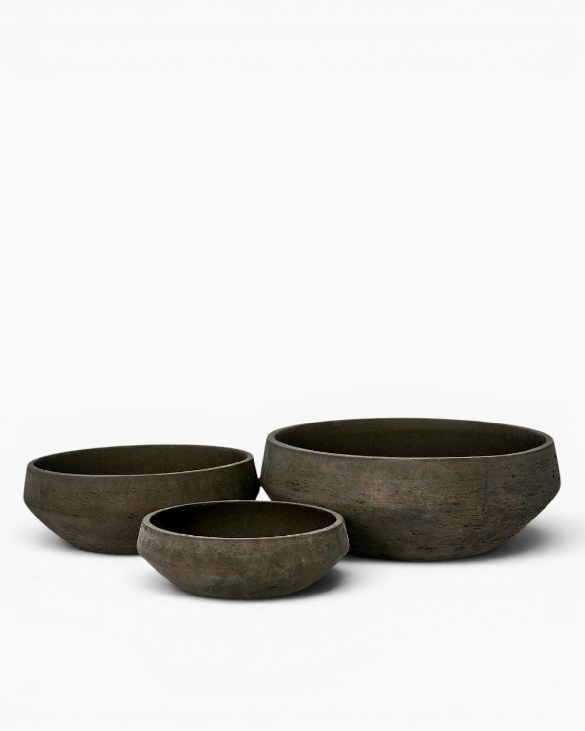 Landis Planter Bowl Set 3 Earth Brown