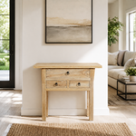 Chinese Antique Reproduction 3-Drawer Hall Table 106cm – styled setting