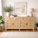 Chinese Antique Reproduction 4-Door 4-Drawer Sideboard 220cm – styled setting