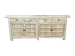 Chinese Antique Reproduction 4-Door 4-Drawer Sideboard 220cm – styled setting