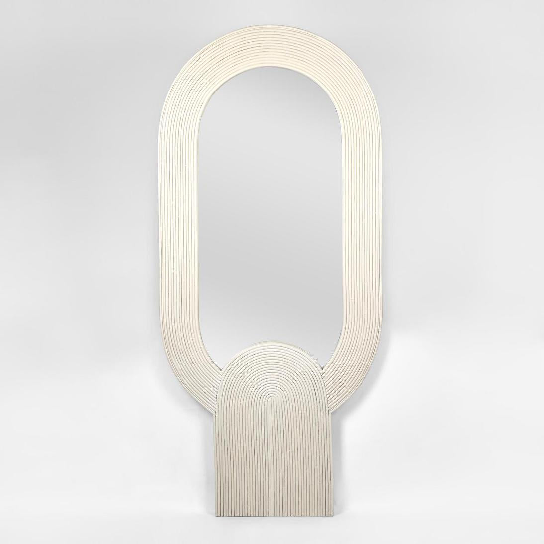 Uli Floor Mirror Ecru