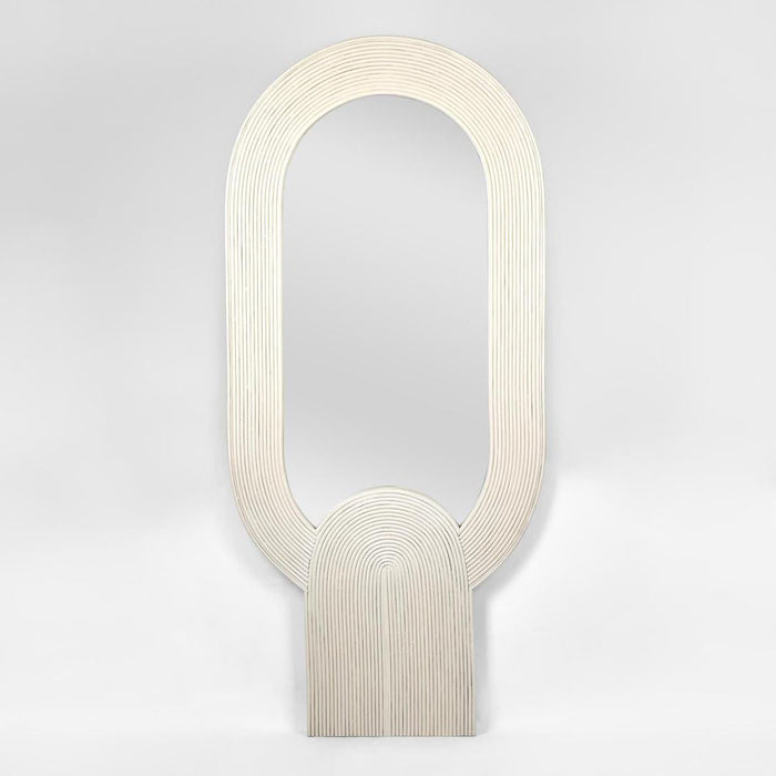 Uli Floor Mirror Ecru