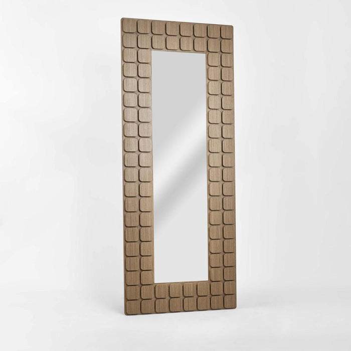 Porto Walnut Floor Mirror