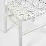 Sorren Dining Chair White Leather