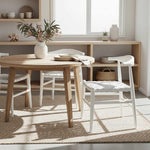 Sorren Dining Chair White Leather
