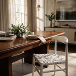 Sorren Dining Chair White Leather