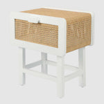 Zoe Bedside Table Chalk