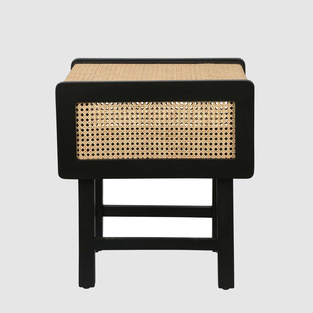 Zoe Bedside Table Black