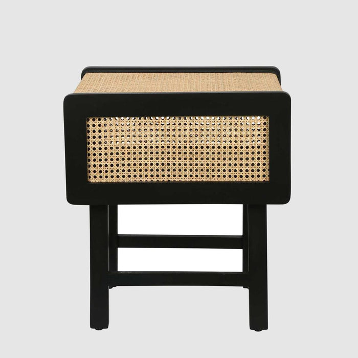 Zoe Bedside Table Black