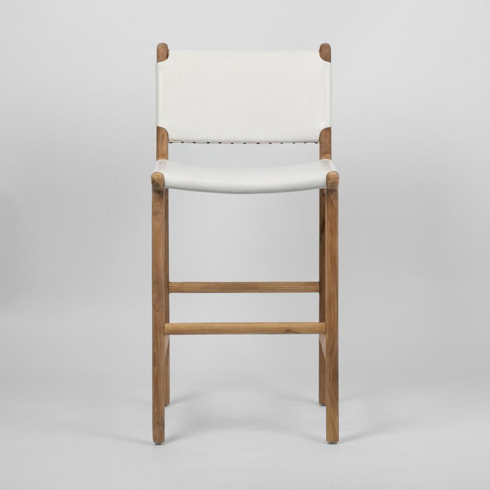 Marvin Bar stool High Back White