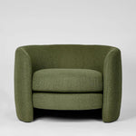 Cora Armchair Olive Boucle