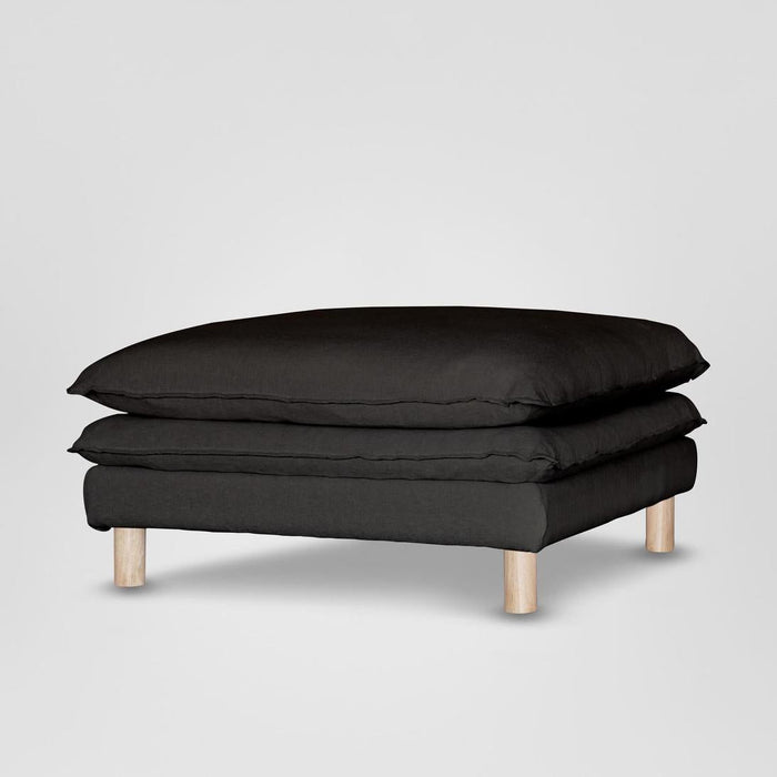 Aura Ottoman Cover C7 Black - Cover Only