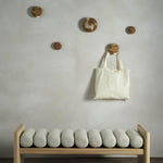 Ava Bench Seat Ivory & Natural