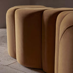 Ridge Bench Ottoman Mustard