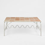 Wira Coffee Table Outdoor White with tiled top