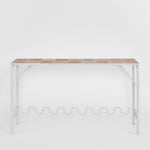Wira Console Outdoor White with tiled top