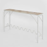 Wira Console Outdoor White with tiled top