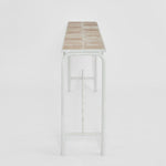 Wira Console Outdoor White with tiled top