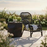 Arcos Outdoor Side Table
 Black