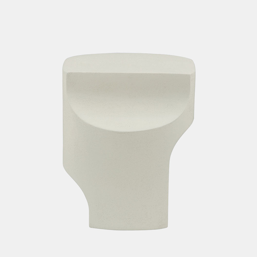 Arcos Outdoor Side Table
 Ivory