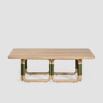 Vita Outdoor Coffee Table Natural & Green