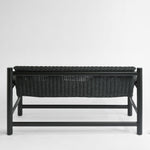 Riven Outdoor Occasional Sofa Black