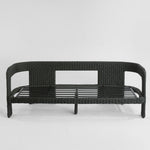 Riven Outdoor Occasional Sofa Black