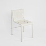 Grid Dining Chair Outdoor White