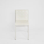 Grid Dining Chair Outdoor White