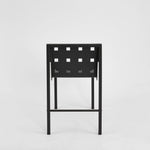 Grid Dining Chair Outdoor Black