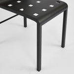 Grid Dining Chair Outdoor Black