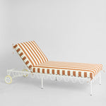Wira Sunlounge Outdoor Terracotta/White Stripe Cushion