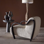 Apollo Armchair Ivory & Black
