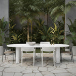 Oko Dining Table Outdoor White 220cm