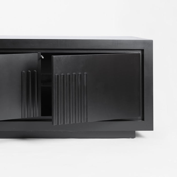 Rock Sideboard Unit Low Black