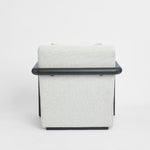 Argo Armchair Ecru with black frame Outdoor