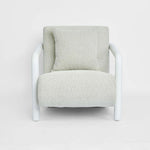 Argo Armchair Ecru with white frame Outdoor