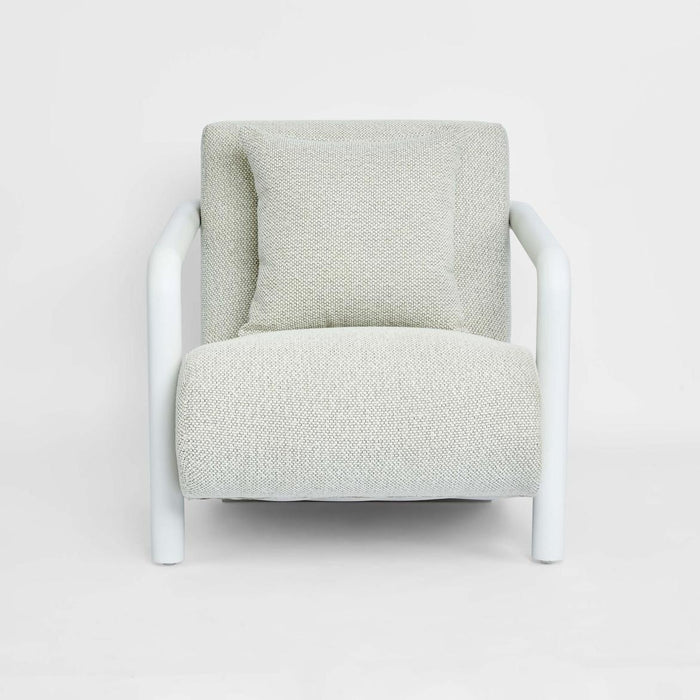Argo Armchair Ecru with white frame Outdoor