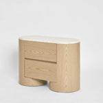 Arlo Bedside Light Oak & Terrazzo