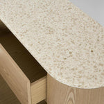 Arlo Bedside Light Oak & Terrazzo
