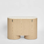 Arlo Bedside Light Oak & Terrazzo