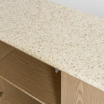 Arlo Buffet Light Oak & Terrazzo
