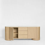 Arlo Sideboard Light Oak & Terrazzo