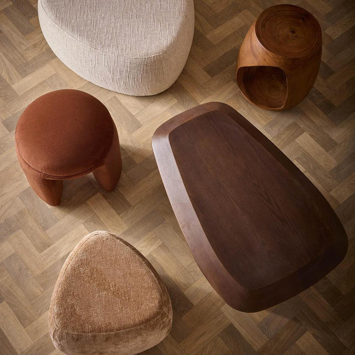 Pebble Small Ottoman Toffee