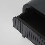 Marcel Bedside 1 Drawer Black