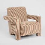 Atelier Armchair Terracotta Stripe